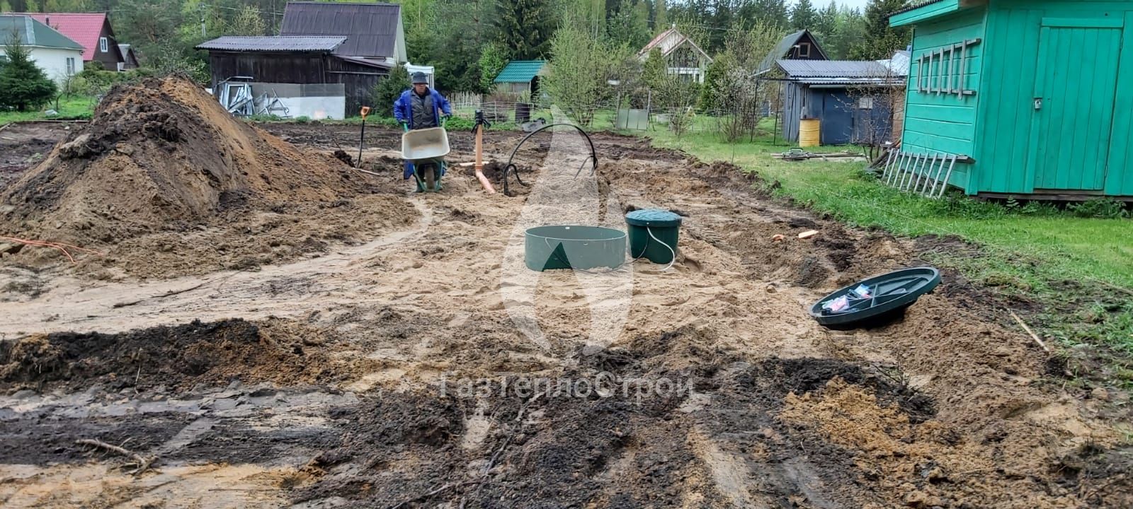Установка оборудования в землю